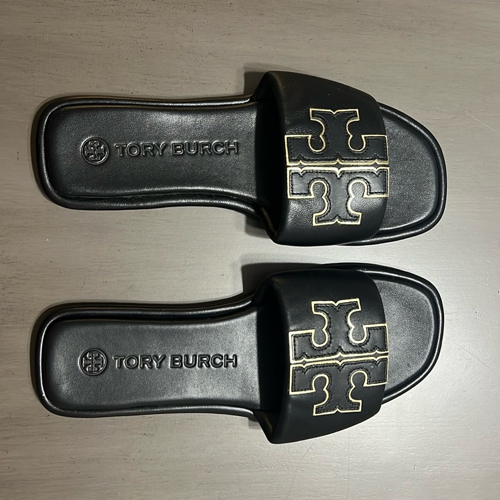 Tory Burch Double T Sport Slide